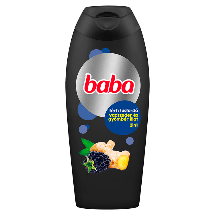 BABA TUSFÜRDŐ 400ML VADSZEDER ÉS GYÖMBÉR 2IN1