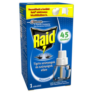 RAID EL. SZÚNYOGÍRTÓ FOLY. UT. 27ML 45 ÉJSZAKÁRA