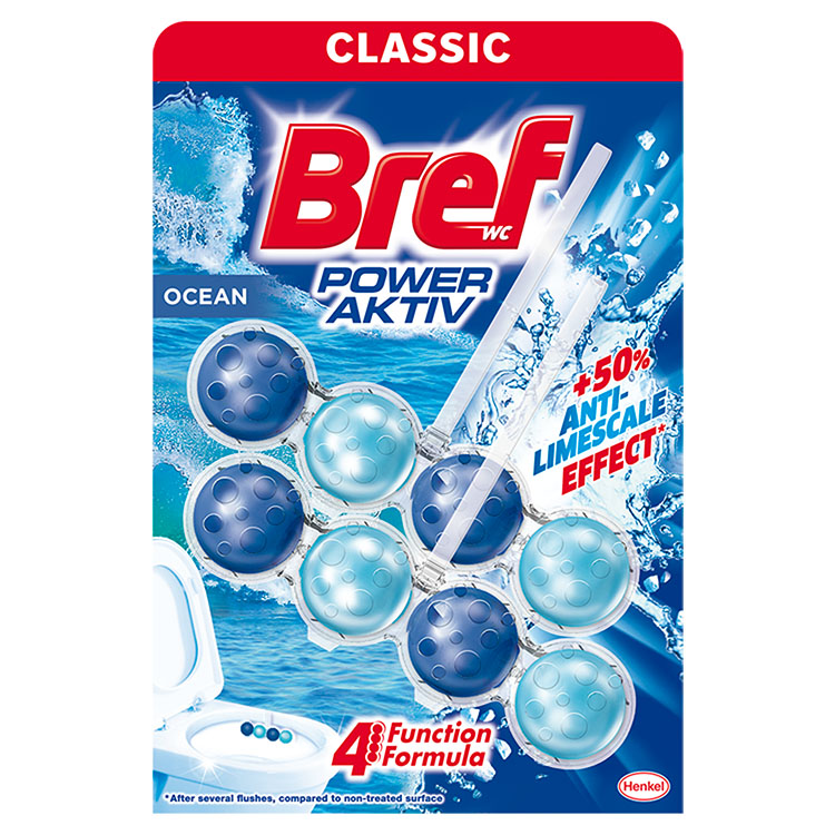 BREF POWER AKTIV WC TISZT. 2X50G OCEAN