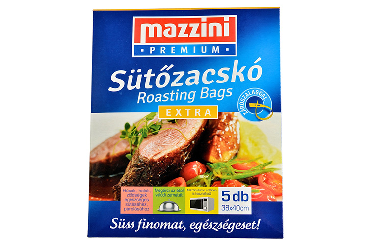 SÜTŐZACSKÓ PRÉMIUM EXTRA 38X40CM-ES 5DB-OS