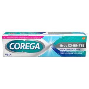 COREGA MŰFOGSORRÖGZÍTŐ KRÉM 40G ERŐS ÍZMENTES
