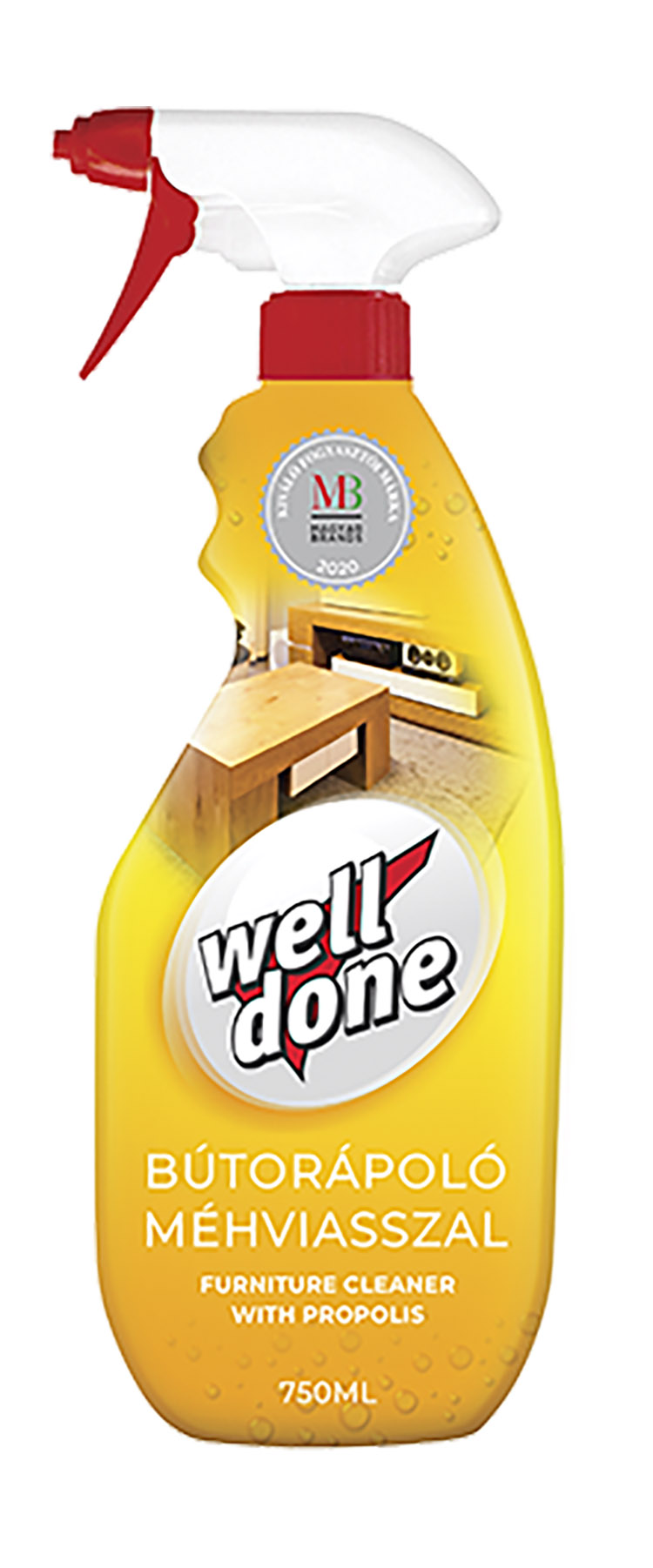 WELL DONE BÚTORÁPOLÓ 750ML SZF. MÉHVIASSZAL