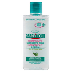 SANYTOL FERTŐTLENÍTŐ KÉZTISZTÍTÓ ZSELÉ 75ML ZÖLD TEA