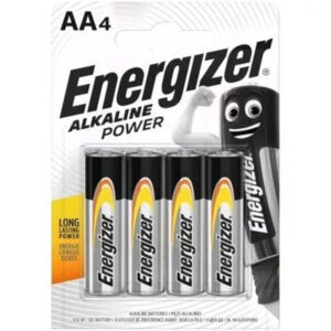 ENERGIZER AA ALKALINE POWER CERUZA ELEM 4DB-OS