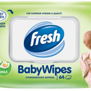 FRESH BABY NEDVES TÖRLŐKENDŐ 64DB-OS KAMILLÁS VISSZAZÁRHATÓ