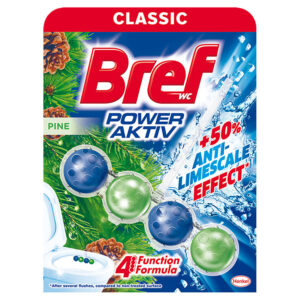 BREF POWER AKTIV WC TISZT. 50G PINE