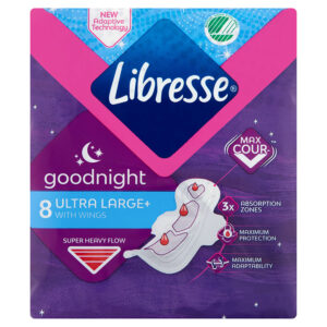 LIBRESSE EÜ BETÉT GOODNIGHT 8DB-OS ULTRA LARGE+ WITH WINGS