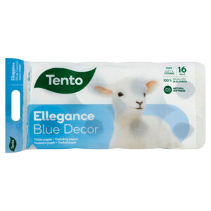 TENTO WC PAPÍR 16 TEK. 3 RÉT. 150 LAP ELLEGANCE BLUE DECOR