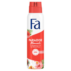 FA DEO SPRAY 150ML PARADISE MOMENTS HIBISCUS FLOWER SCENT