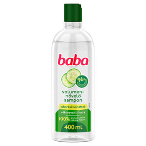 BABA SAMPON 400ML VOLUMEN NÖVELŐ UBORKAKIVONATTAL VÉKONYSZÁLÚ HAJRA