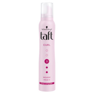 TAFT HAJHAB 200ML CURL MOUSSE HOLD 3 LONG LASTING CURLS (6DB/KARTON)