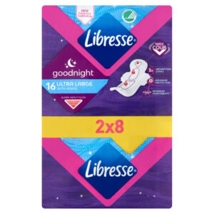 LIBRESSE EÜ BETÉT GOODNIGHT DUO 2X8DB-OS ULTRA LARGE+ WITH WINGS (5DB/KARTON)