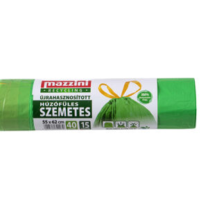SZEM.ZSÁK "MAZZINI" HÚZÓZÁRAS 55X62CM-ES 40L 15DB-OS