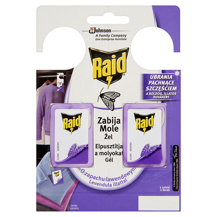 RAID MOLYÍRTÓ ZSELÉ 2DB-OS LEVENDULA (24DB/KARTON)