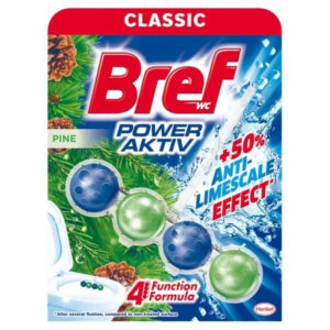 BREF POWER AKTIV WC TISZT. 50G PINE