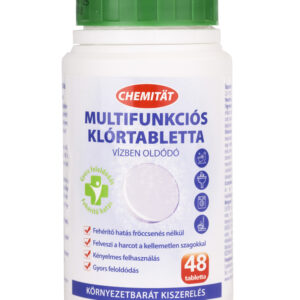 CHEMITAT MULTIFUNKCIÓS KLÓRTABLETTA 48DB-OS 160G (12DB/KARTON)