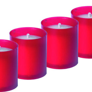 MÉCSES BETÉT TWID WK 60 4DB-OS 10H 5,5CM MŰANYAG PIROS