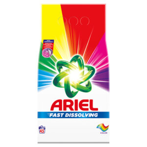 ARIEL MOSÓPOR 2,475KG FAST DISSOLVING COLOR 45 MOSÁSOS