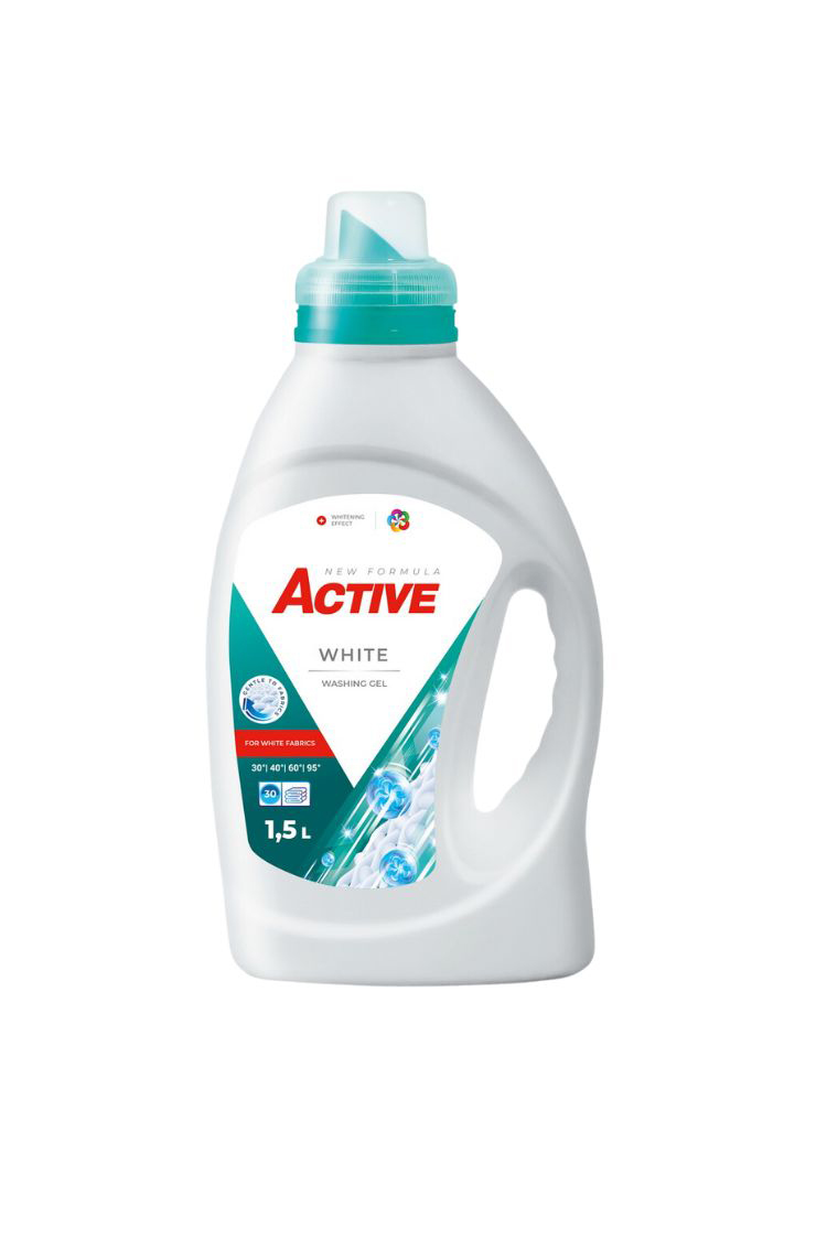 ACTIVE MOSÓGÉL 1,5L WHITE 30 MOSÁSOS