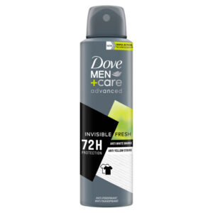DOVE MEN+CARE ADVANCED DEO 150ML INVISIBLE FRESH