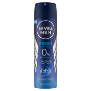 NIVEA DEO 150ML FÉRFI FRESH ACTIVE 0% ALUMINIUM (6DB/KARTON)