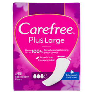CAREFREE TISZT.BET. 48DB-OS PLUS LARGE FRESH SCENT