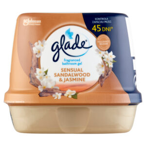 GLADE FÜRDŐSZOBAI LÉGFRISSÍTŐ ZSELÉ 180G SENSUAL SANDALWOOD&JASMINE
