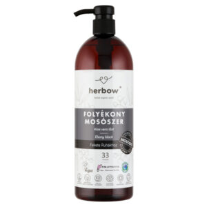 HERBOW FOLY.MOSÓSZER FEKETE RUHÁHOZ 1L ALOE VERA EBONY BLACK 33 MOSÁSOS
