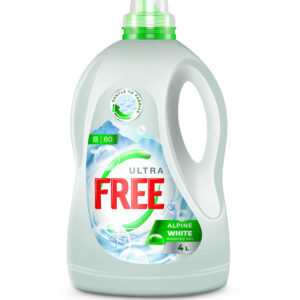 ULTRA FREE MOSÓGÉL 4L WHITE ALPINE 80 MOSÁSOS