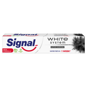 SIGNAL FOGKRÉM 75ML WHITE SYSTEM ACTIVE CHARCOAL