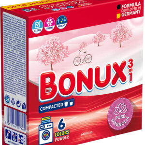 BONUX MOSÓPOR 390G 3IN1 COLORS PURE MAGNOLIA 6 MOSÁSOS