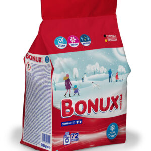 BONUX MOSÓPOR 4,68KG 3IN1 WHITES POLAR ICE FRESH 72 MOSÁSOS