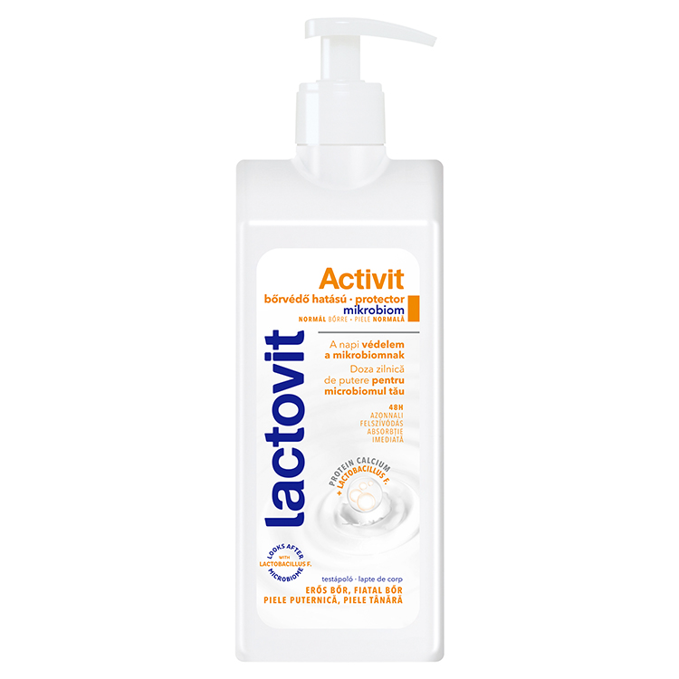 LACTOVIT TESTÁPOLÓ 400ML PUMP. ACTIVIT BŐRVÉDŐ HATÁSÚ