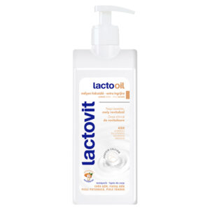 LACTOVIT TESTÁPOLÓ 400ML PUMP. LACTOOIL MÉLYEN HIDRATÁLÓ