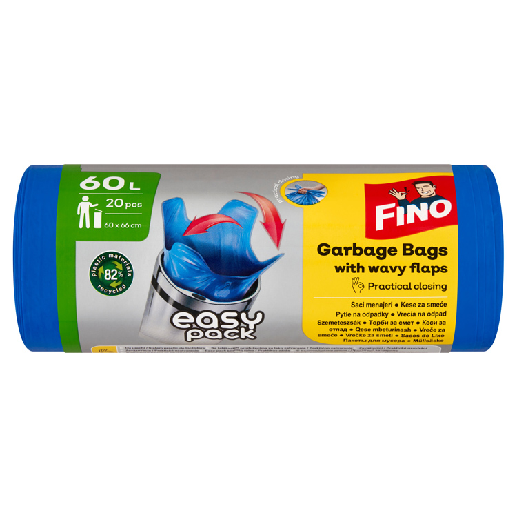 SZEM.ZSÁK "FINO" EASY PACK 60X66CM 60L-ES 20DB-OS