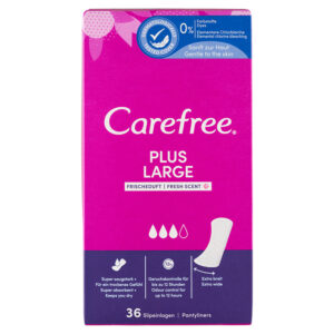 CAREFREE TISZT.BET. 36DB-OS PLUS LARGE FRESH SCENT