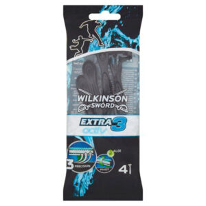 WILKINSON ESSENTIALS 3 BLACK EDITION 4DB-OS ELDOBHATÓ BOROTVA