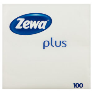 ZEWA PLUS SZALVÉTA 1 RÉT. 100DB-OS 30X30CM FEHÉR