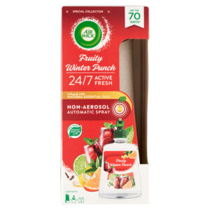 AIR WICK ACTIVE FRESH AUTOMATIC SPRAY KÉSZÜLÉK+UT 228ML FRUITY WINTER PUNCH