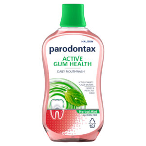 PARODONTAX SZÁJVÍZ 500ML ACTIVE GUM HEALTH HERBAL MINT