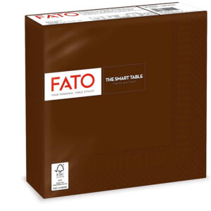 FATO SZALVÉTA 2 RÉT. 50DB-OS 33X33CM CHOCOLATE