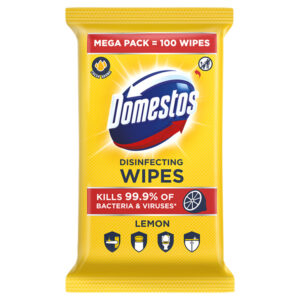 DOMESTOS FERTŐTLENÍTŐ TÖRLŐKENDŐ 100DB-OS LEMON
