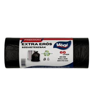 SZEM.ZSÁK 5 "VÉGI" 60X70CM 60L-ES 20DB-OS PRÉMIUM EXTRA ERŐS