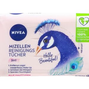 NIVEA SMINKLEMOSÓ TÖRLŐKENDŐ 25DB-OS MINDEN BŐRTIPUSRA MIZELLEN REINIGUNGS TÜCHER