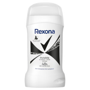 REXONA DEO STIFT 50ML NŐI INVISIBLE ON BLACK+WHITE CLOTHES