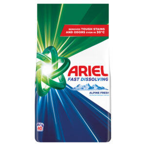 ARIEL MOSÓPOR 2,2KG FAST DISSOLVING ALPINE FRESH 40 MOSÁSOS