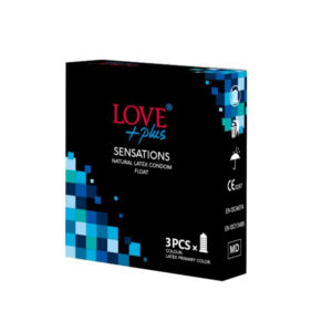 LOVE PLUS ÓVSZER 3DB-OS SENSATIONS KÉK