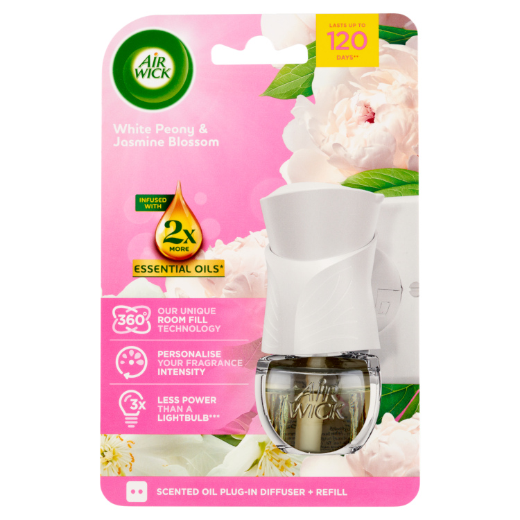 AIR WICK ELEKTROMOS KÉSZ.+UT.19ML WHITE PEONY&JASMINE BLOSSOM