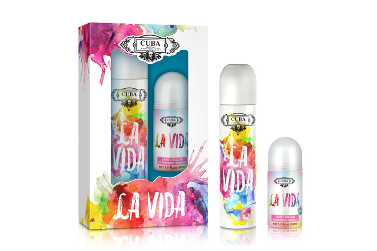 CUBA CSOM.LA VIDA EDP 100ML+GOLYÓS DEO 50ML NŐI