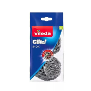 VILEDA GLITZI INOX FÉM SÚROLÓ 2DB-OS